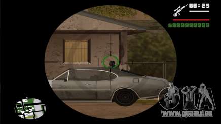 GTA V Sniper Scope für GTA San Andreas