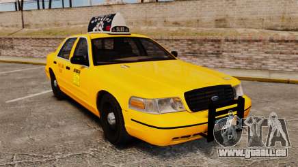 Ford Crown Victoria 1999 NY Old Taxi Design pour GTA 4