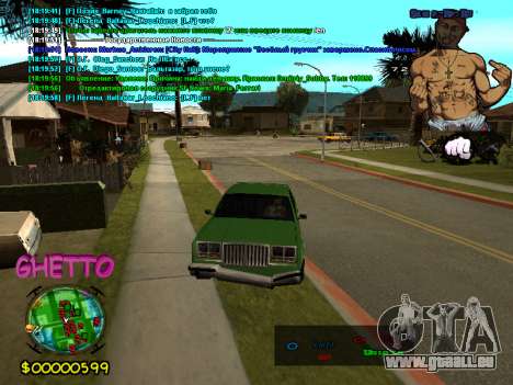 C-HUD 2pac pour GTA San Andreas