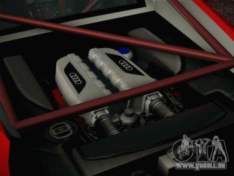 Audi R8 LMS Ultra W-Racing Team Vinyls für GTA San Andreas