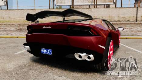 Lamborghini Huracan 2014 Oakley Tuning pour GTA 4