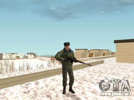 Militär im winter uniform für GTA San Andreas