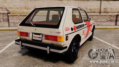 Volkswagen Rabbit GTI 1984 pour GTA 4