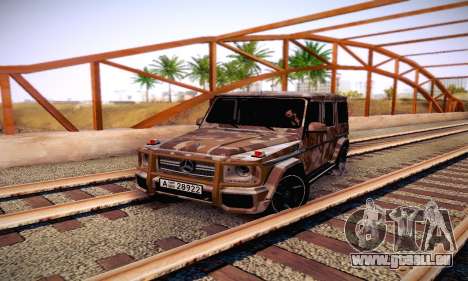 Mercedes Benz G65 Army Style pour GTA San Andreas