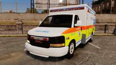 GMC Savana 2005 Ambulance [ELS] pour GTA 4