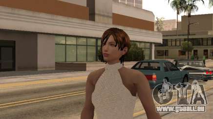 Jeune fille en robe blanche pour GTA San Andreas
