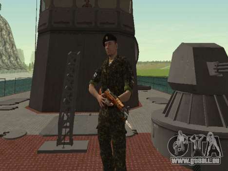 Le Corps des marines des forces armées de l'Ukra pour GTA San Andreas