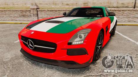 Mercedes-Benz SLS 2014 AMG UAE Theme pour GTA 4