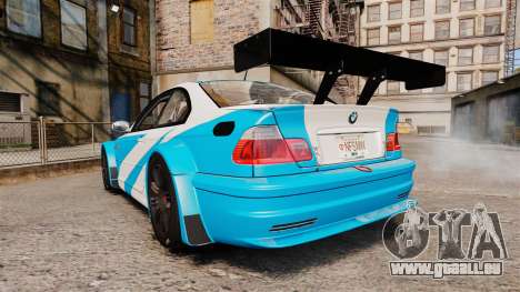 BMW M3 GTR 2012 Most Wanted v1.1 pour GTA 4