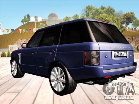 Land Rover Supercharged Stock 2010 V2.0 pour GTA San Andreas