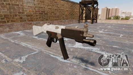 Le pistolet mitrailleur HK MP5 pour GTA 4