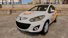 Mazda 2 Pizza Delivery 2011 pour GTA 4