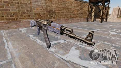 Die AK-47 Aqua Camo für GTA 4