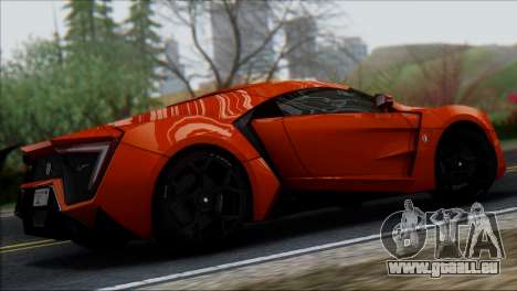 W Motors Lykan Hypersport 2013 für GTA San Andreas