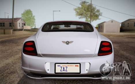 Bentley Continental SuperSports 2010 v2 Finale pour GTA San Andreas