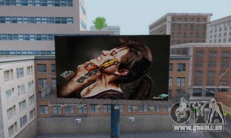Neue hochwertige Werbung auf Plakaten für GTA San Andreas