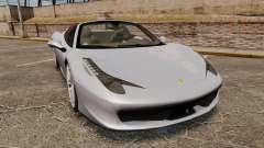 Ferrari 458 Spider pour GTA 4