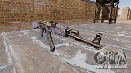 L'AK-47 Bleu Camo pour GTA 4