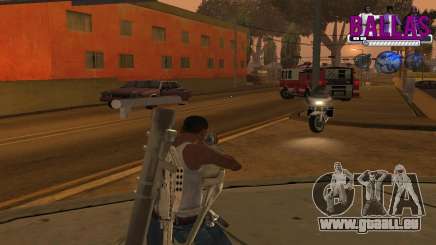 C-HUD Ballas pour GTA San Andreas