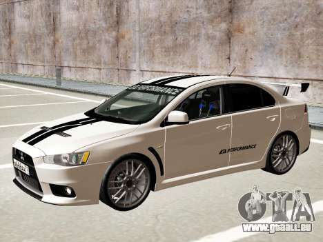 Mitsubishi Lancer Evolution X für GTA San Andreas