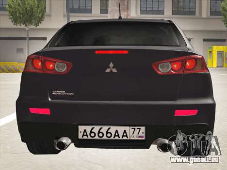 Mitsubishi Lancer Evolution X für GTA San Andreas