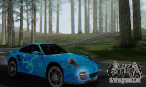 Porsche 911 Turbo Blue Star pour GTA San Andreas