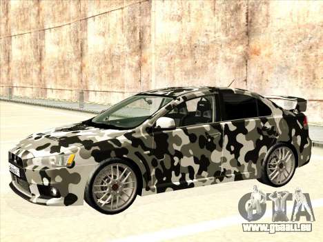 Mitsubishi Lancer Evolution X für GTA San Andreas