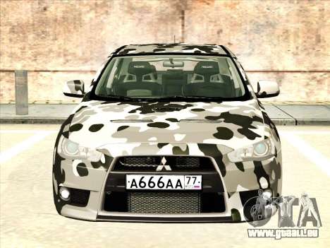 Mitsubishi Lancer Evolution X für GTA San Andreas