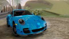 Porsche 911 Turbo Blue Star für GTA San Andreas