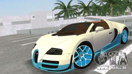 Bugatti Veyron Grand Sport Vitesse pour GTA Vice City