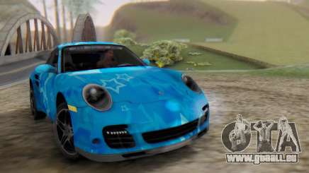 Porsche 911 Turbo Blue Star pour GTA San Andreas