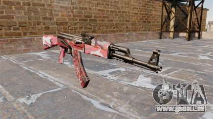 L'AK-47 urbaine Rouge pour GTA 4