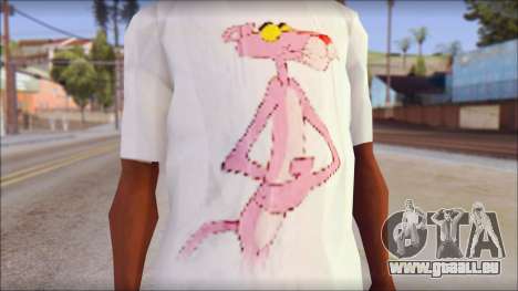 Pink Panther T-Shirt Mod pour GTA San Andreas