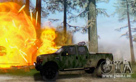 Ford F-250 Camo Lifted 2010 pour GTA San Andreas