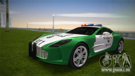 Aston Martin One-77 police für GTA Vice City