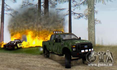 Ford F-250 Camo Lifted 2010 pour GTA San Andreas