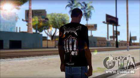 Dragonforce In Your Face Fan T-Shirt für GTA San Andreas