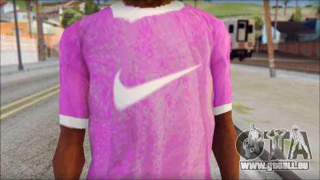 NIKE Pink T-Shirt pour GTA San Andreas