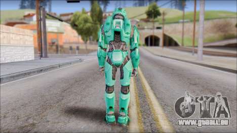Masterchief Blue-Green from Halo pour GTA San Andreas