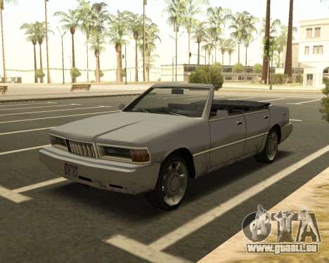 Sentinelle Convertible pour GTA San Andreas