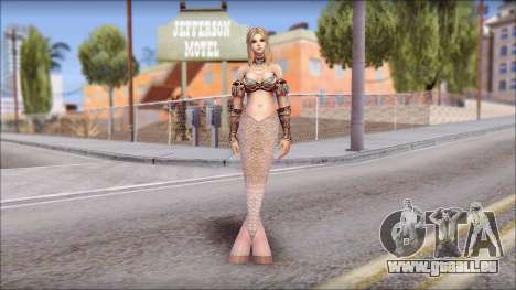 Mermaid Gold Fish Tail für GTA San Andreas