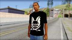 Skull T-Shirt Black für GTA San Andreas