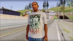 Tribal tee Mouse Inked White T-Shirt für GTA San Andreas