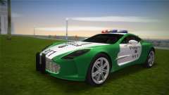 Aston Martin One-77 police pour GTA Vice City