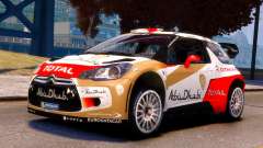 Citroen DS3 WRC für GTA 4