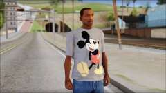 Mickey Mouse T-Shirt für GTA San Andreas