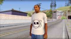 Skull Butterfly T-Shirt für GTA San Andreas
