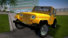 Jeep Wrangler 1986 v4.0 Fury pour GTA Vice City