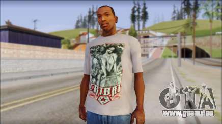 Tribal tee Mouse Inked White T-Shirt für GTA San Andreas