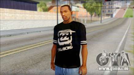 Billabong T-Shirt Black für GTA San Andreas